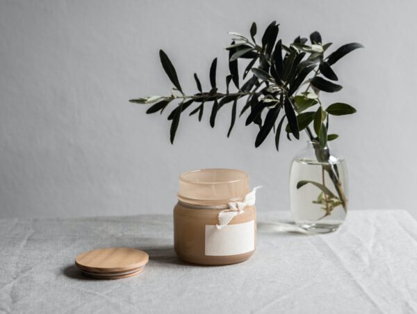 Close-up Photo of a Cosmetic Jar